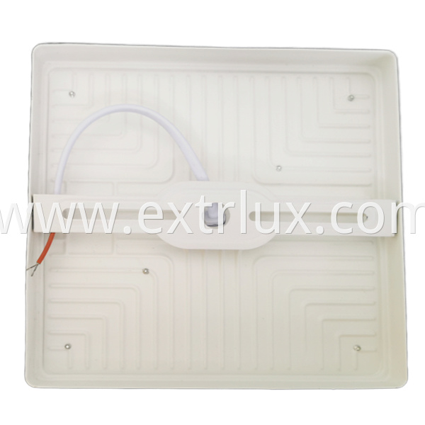 Surface Square Iron Panel Light Back